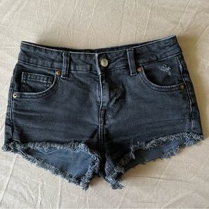 H&M Black Jean Shorts